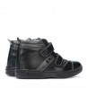 Kinderschuhe 3207-1 schwarz+grau
