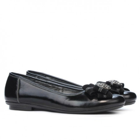 Damenschuhe Ballerinas 181 Lack Schwarz