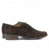 Damen-Casual-Schuhe 691 Kaffee Velours