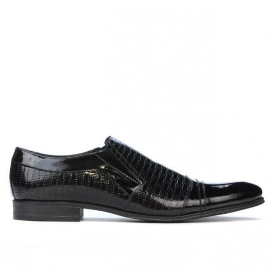 Elegante Schuhe 796m schwarz lack kombiniert Elegante Schuhe 796m schwarz lack kombiniert
