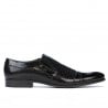 Elegante Schuhe 796m schwarz lack kombiniert