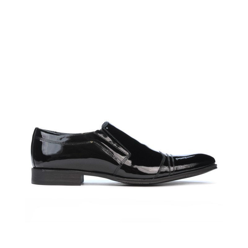 Elegante Herrenschuhe 796 schwarzer Lack