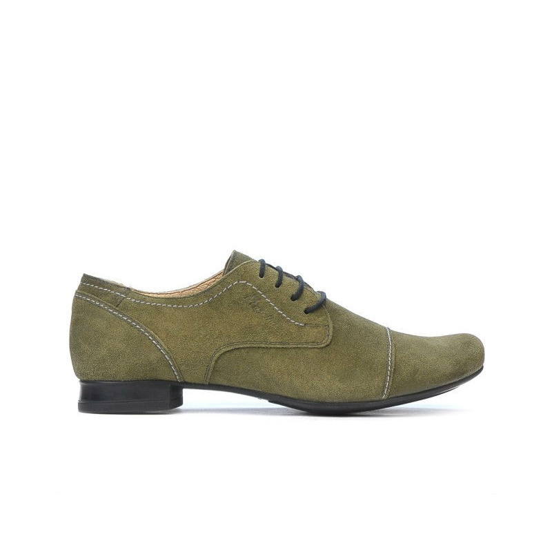 Damen Freizeitschuhe 180 khaki Velours