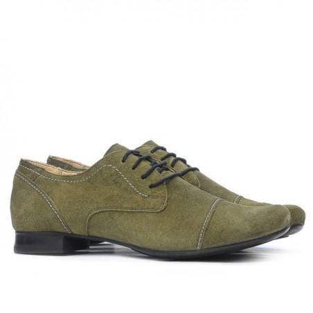 Damen Freizeitschuhe 180 khaki Velours