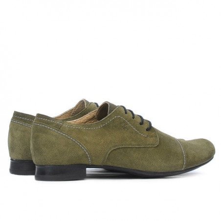 Damen Freizeitschuhe 180 khaki Velours