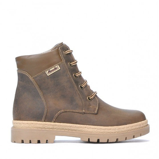 Kinderstiefel 3007 Tuxon Café Kinderstiefel 3007 Tuxon Café