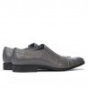 Elegante Herrenschuhe 796 grau