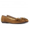 Damen-Ballerinas 181 braun Velours