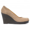 Damen Freizeitschuhe 177 Cappuccino Velours