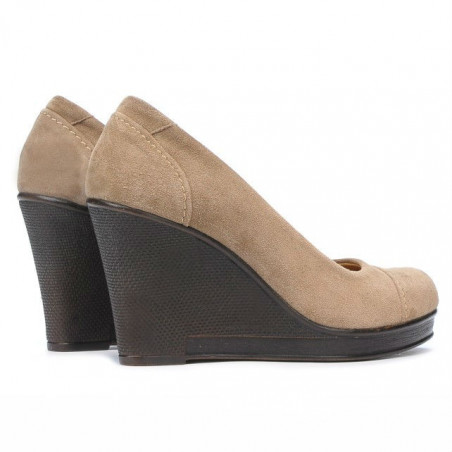 Damen Freizeitschuhe 177 Cappuccino Velours
