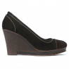 Damen Freizeitschuhe 177 Kaffee Veloursleder