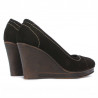 Damen Freizeitschuhe 177 Kaffee Veloursleder