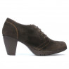 Damen Freizeitschuhe 167 kaffeefarbener Velours