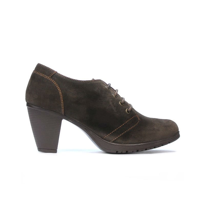 Damen Freizeitschuhe 167 kaffeefarbener Velours