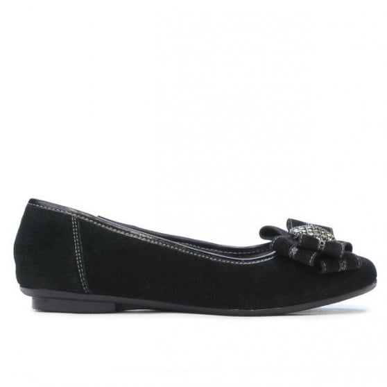 Damen Ballerinas 181 schwarz Velours Damen Ballerinas 181 schwarz Velours