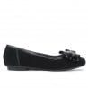 Damen Ballerinas 181 schwarz Velours