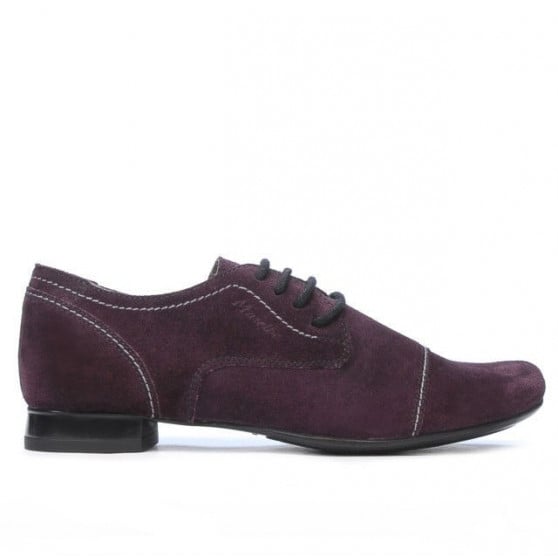Damen Freizeitschuhe 180 lila Veloursleder