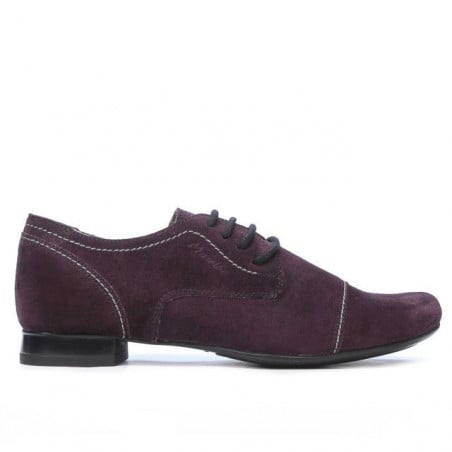 Damen Freizeitschuhe 180 lila Veloursleder