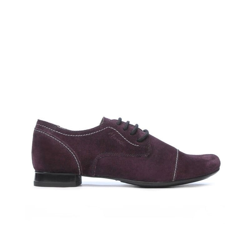 Damen Freizeitschuhe 180 lila Veloursleder