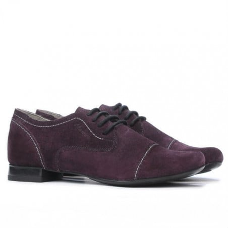 Damen Freizeitschuhe 180 lila Veloursleder