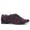 Damen Freizeitschuhe 180 lila Veloursleder