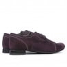Damen Freizeitschuhe 180 lila Veloursleder