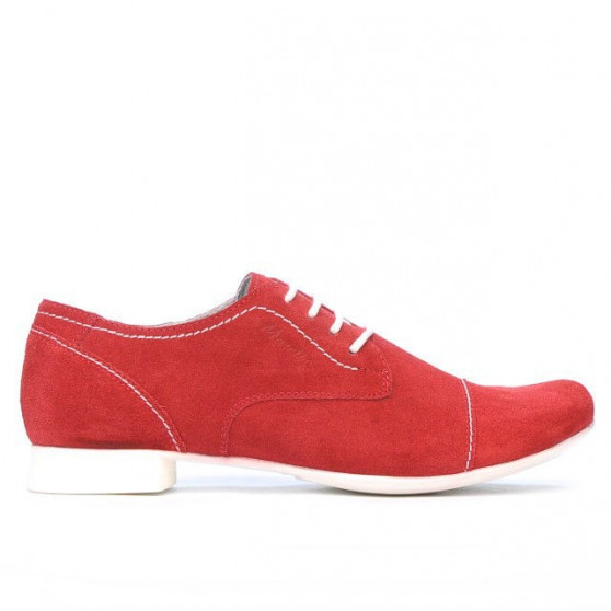 Damen Freizeitschuhe 180 rot Veloursleder Damen Freizeitschuhe 180 rot Veloursleder