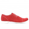 Damen Freizeitschuhe 180 rot Veloursleder
