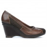 Damen Freizeitschuhe 174 Kaffee kombiniert