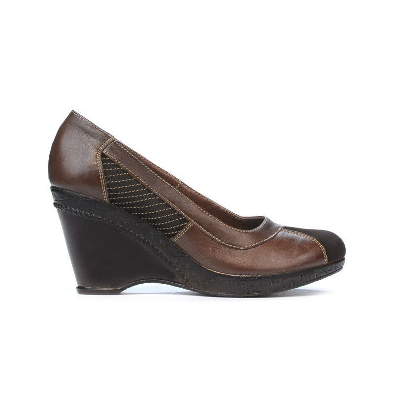 Damen Freizeitschuhe 174 Kaffee kombiniert