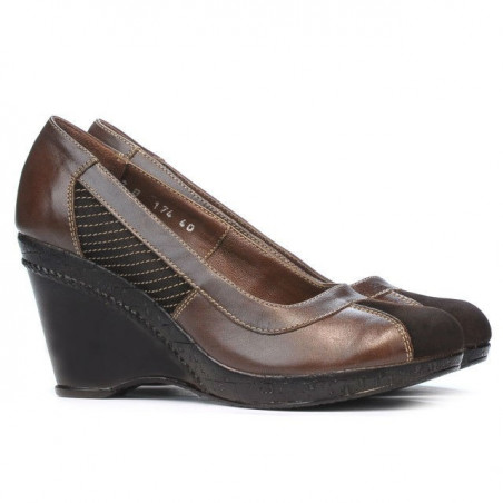 Damen Freizeitschuhe 174 Kaffee kombiniert