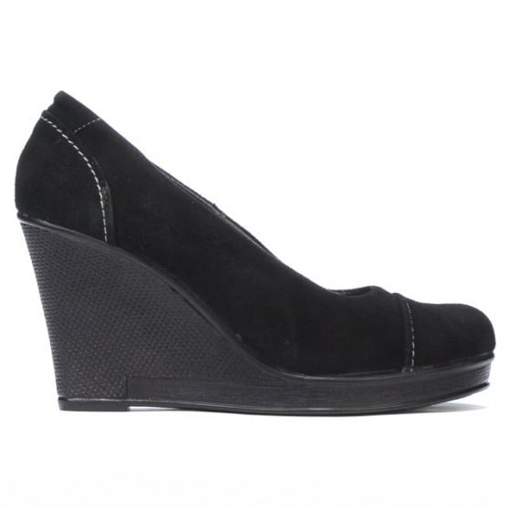 Damen Freizeitschuhe 177 Schwarz Velours Damen Freizeitschuhe 177 Schwarz Velours