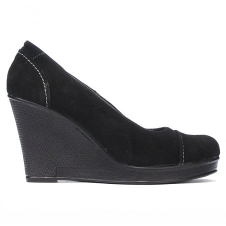 Damen Freizeitschuhe 177 Schwarz Velours
