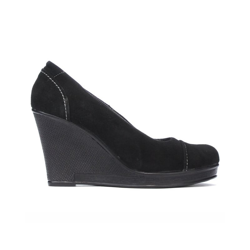 Damen Freizeitschuhe 177 Schwarz Velours