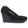 Damen Freizeitschuhe 177 Schwarz Velours