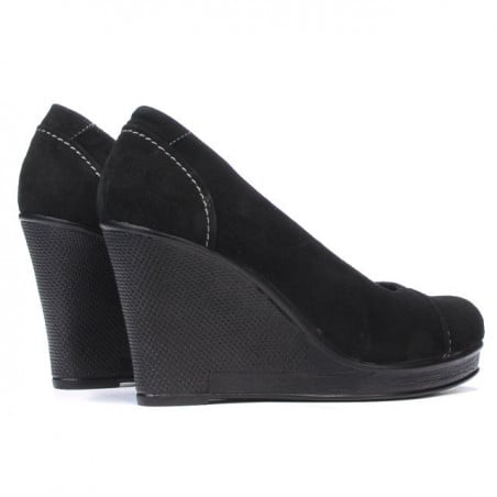 Damen Freizeitschuhe 177 Schwarz Velours