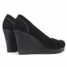 Damen Freizeitschuhe 177 Schwarz Velours