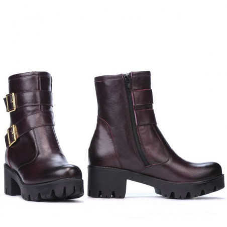 Damenstiefeletten 3312 Bordeaux
