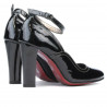 Elegante Damenschuhe 1228 schwarz Lack