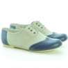 Damen Freizeitschuhe 186 Indigo+Beige