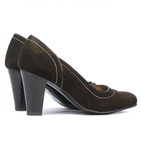 Elegante Damenschuhe 1205 Kaffee Antilope
