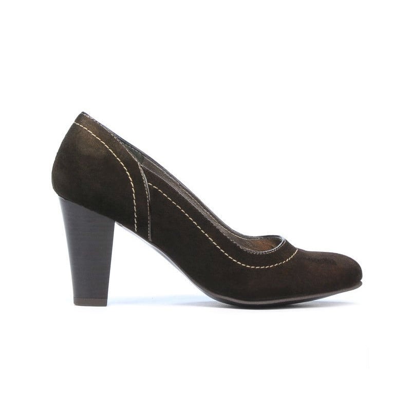 Elegante Damenschuhe 1205 Kaffee Antilope
