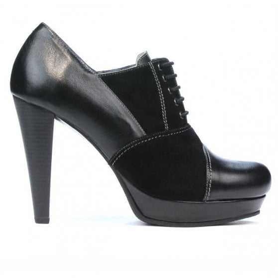 Elegante Damenschuhe 1091 in Schwarz kombiniert Elegante Damenschuhe 1091 in Schwarz kombiniert