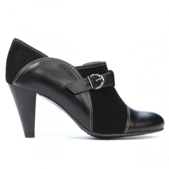 Damen elegante Schuhe 1210 schwarz kombiniert Damen elegante Schuhe 1210 schwarz kombiniert