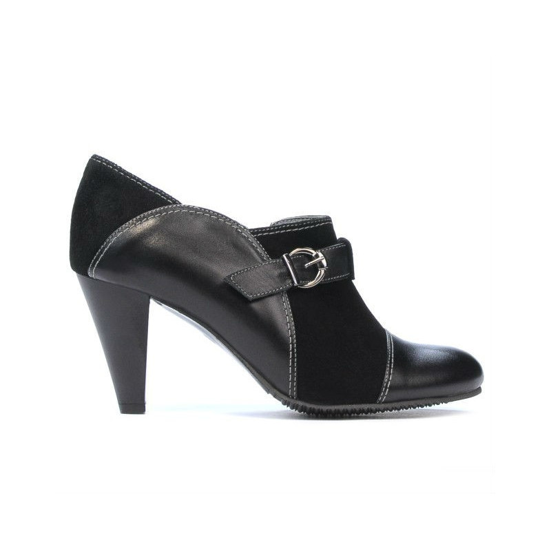 Damen elegante Schuhe 1210 schwarz kombiniert