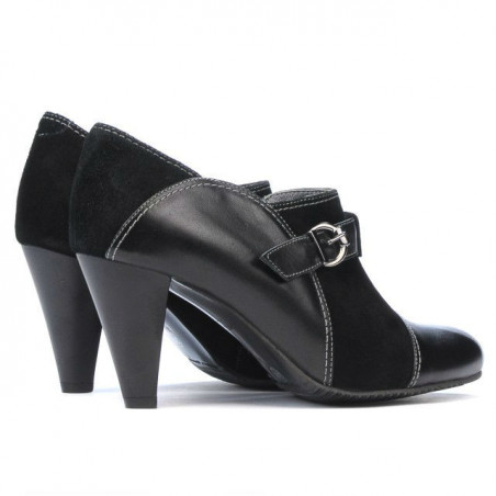 Damen elegante Schuhe 1210 schwarz kombiniert