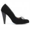 Elegante Damenschuhe 1067 schwarz Antilope
