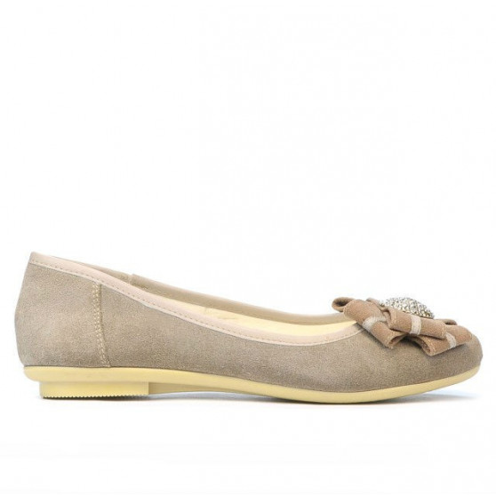 Damen-Ballerinas 181 Sand Velours Damen-Ballerinas 181 Sand Velours