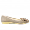 Damen-Ballerinas 181 Sand Velours