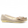 Damen-Ballerinas 181 Sand Velours